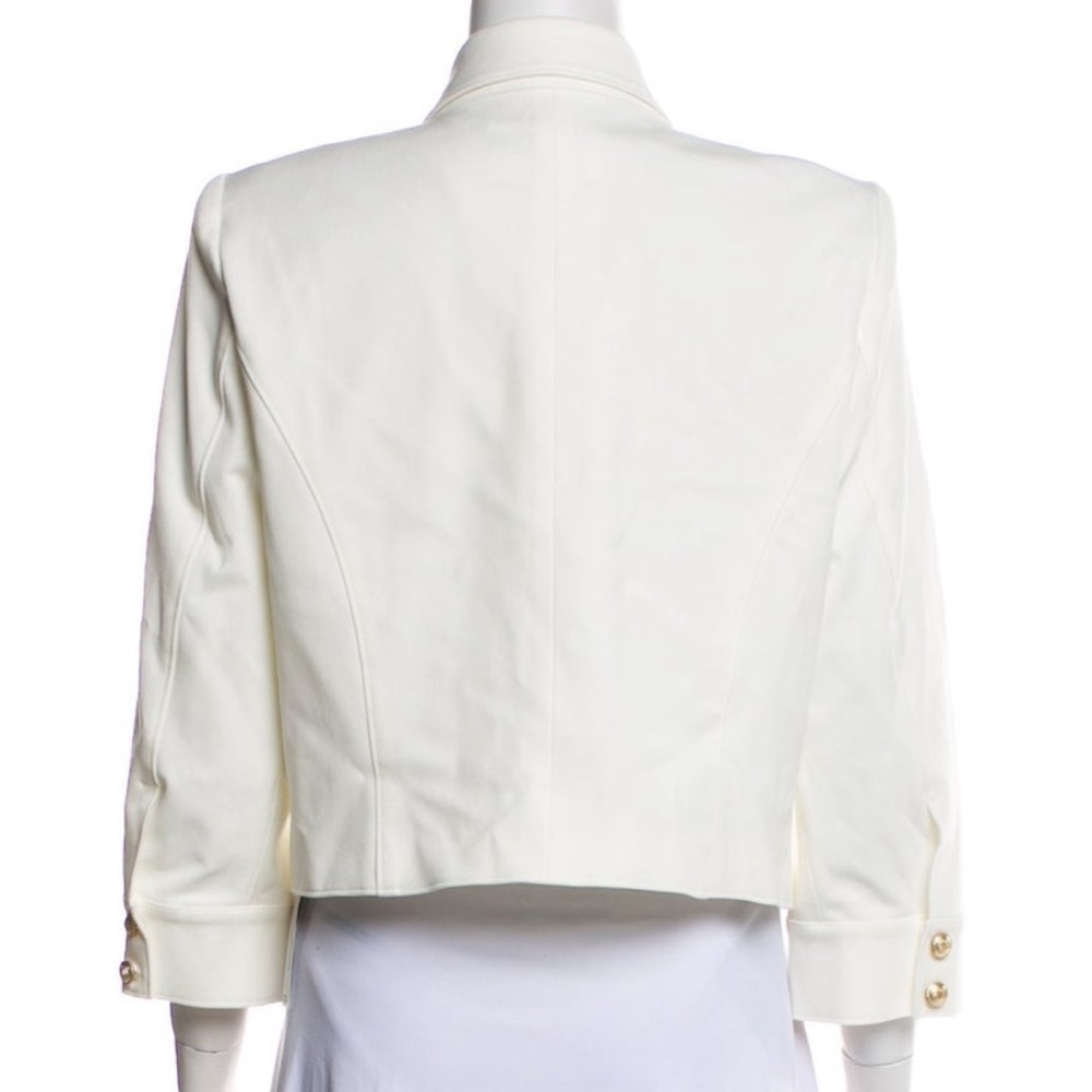 L'Agence Kumi White Twill Jacket NWT - Picture 9 of 10